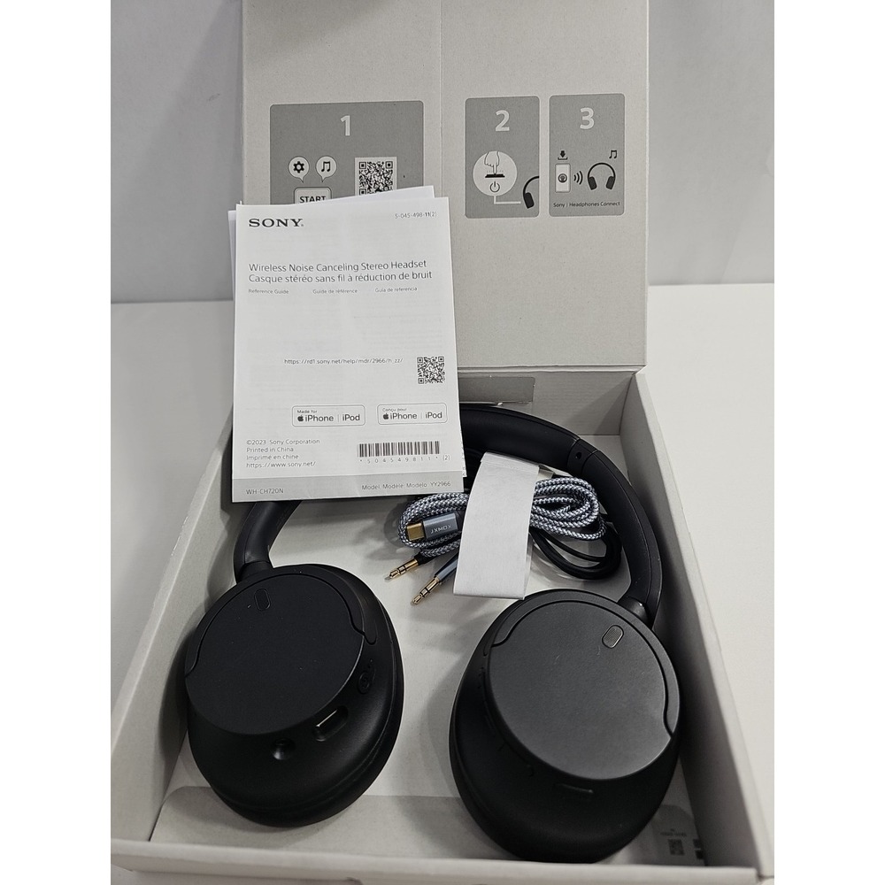 Sony WH-CH720N Noise Canceling Wireless Headphones Bluetooth Over The Ear Head 3